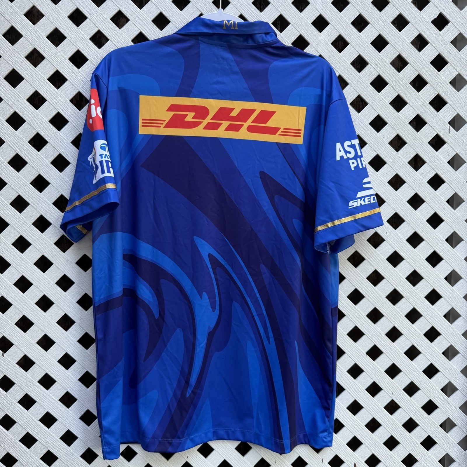 IPL Mumbai Indians 2025 Jersey Shirt Extra Large Cricket T20 Blue Sketchers