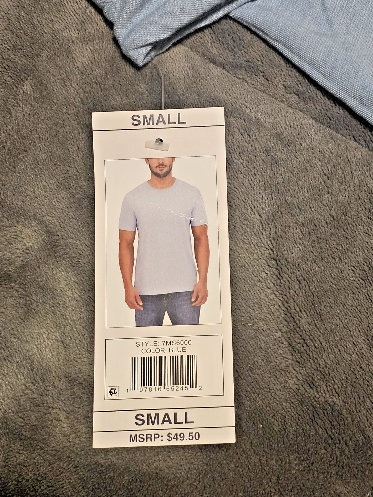T-Shirt White Short Sleeve Ultra Soft Fit Men Small By Lucky Brand Retails 49.50