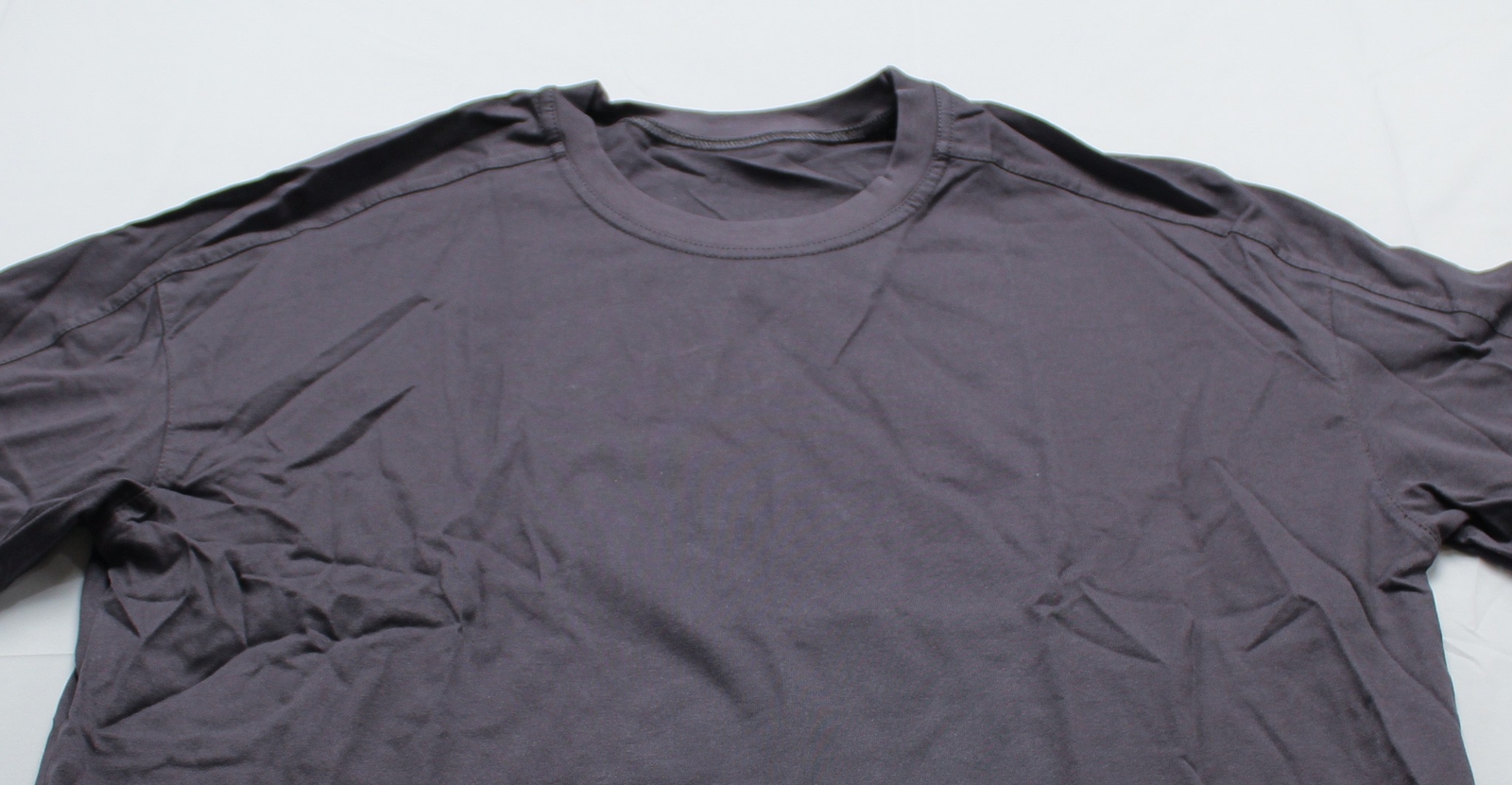 SHEIN Men’s Short Sleeve Solid Cotton Drop Shoulder T-Shirt ZS6 Gray XL