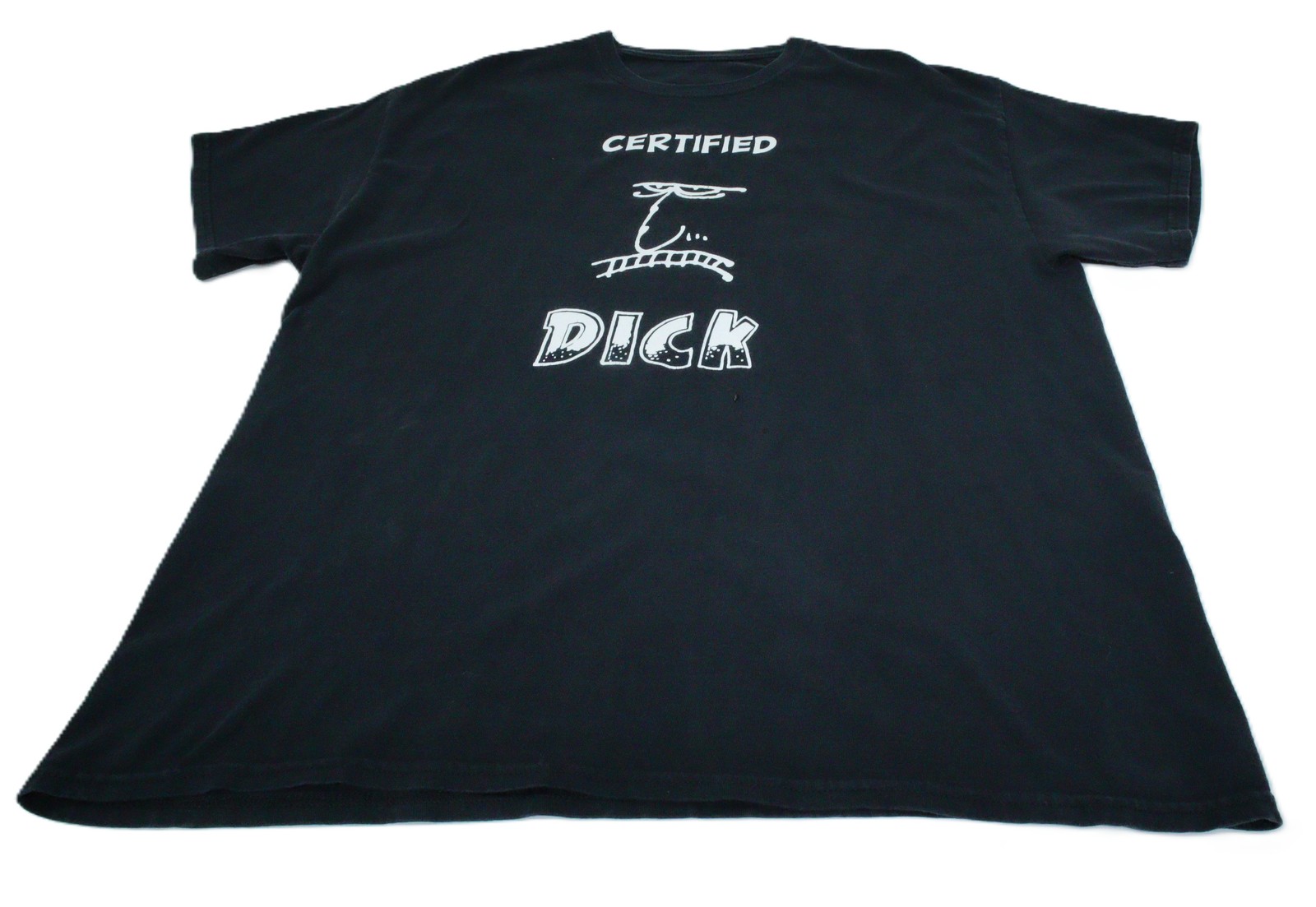 Certified Dick Graphic T-Shirt Spreading Chaos- Shame O’ Boston – Lg T0516