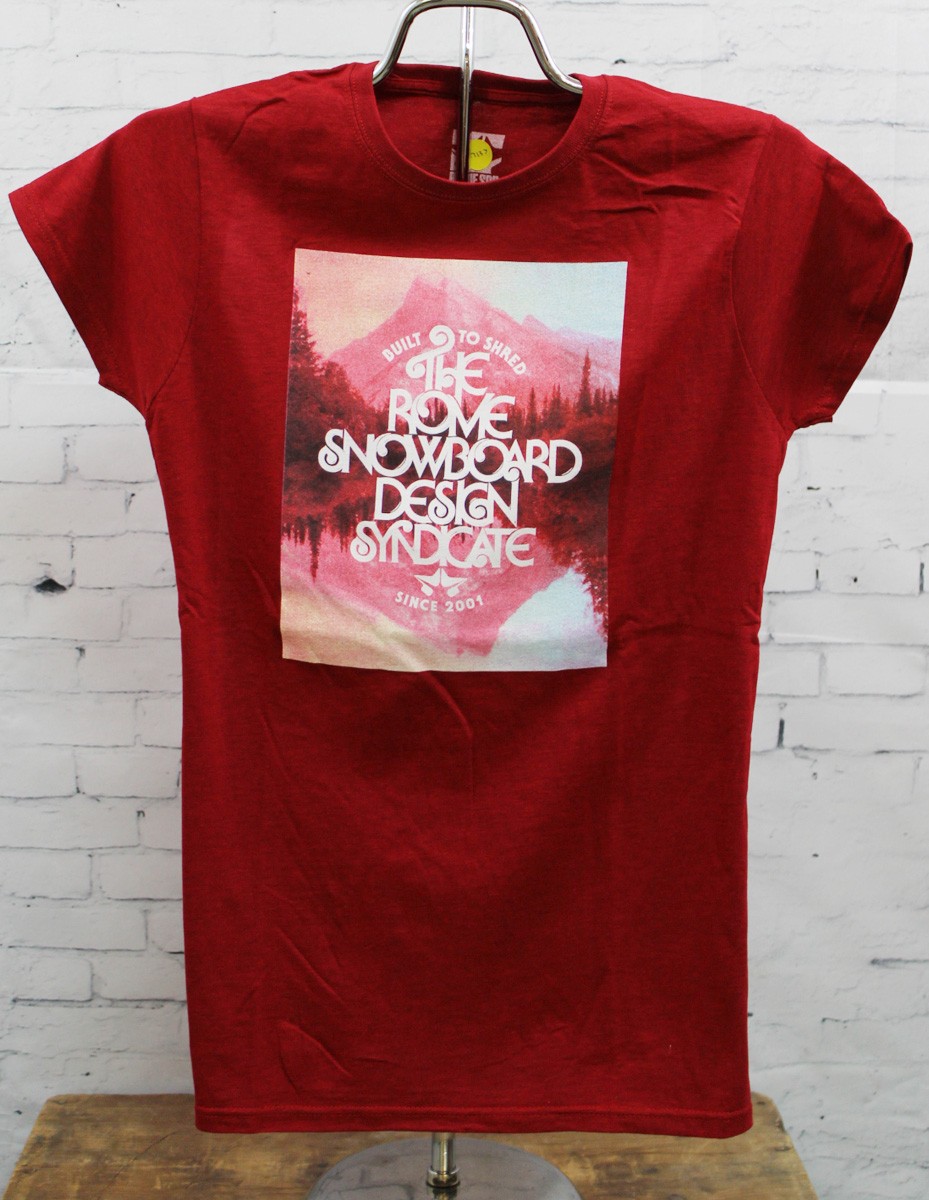 Rome Alpenglow S/S T-Shirt Women’s Medium Heather Cranberry
