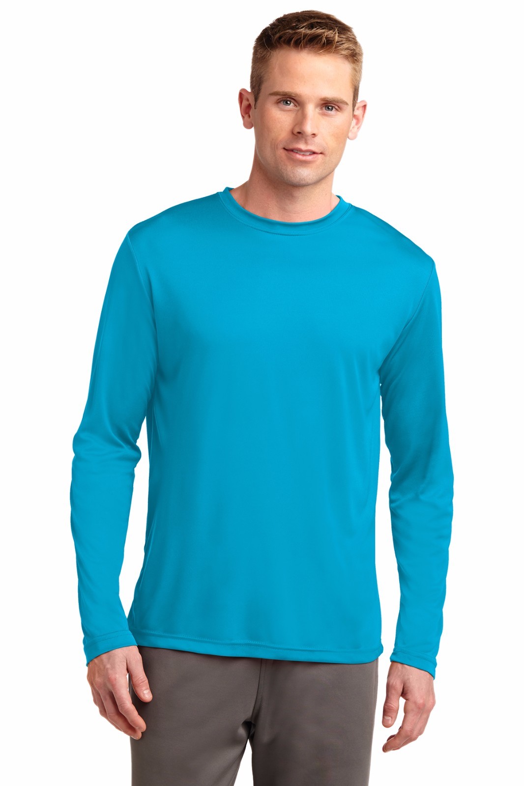 Sport-Tek Men’s Long Sleeve Performance Moisture Wicking T-Shirt M-ST350LS