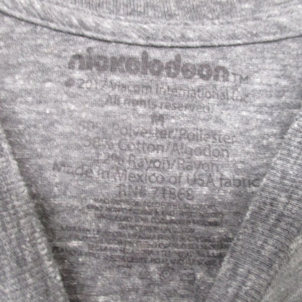 Nickelodeon 90’s Cartoon Characters Gray Men Size | M