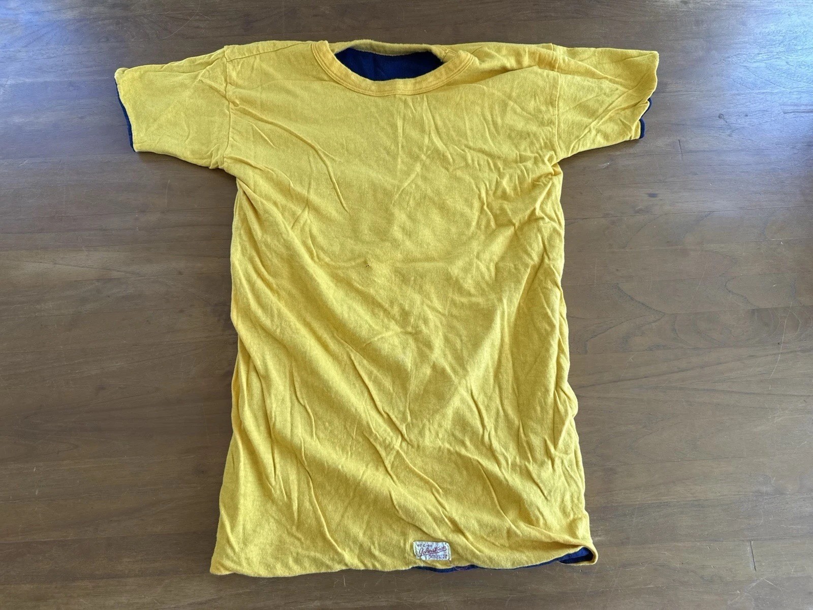 Physical Education PE Johnstown Reversible Gym Uniform Vintage 60S T-Shirt Large