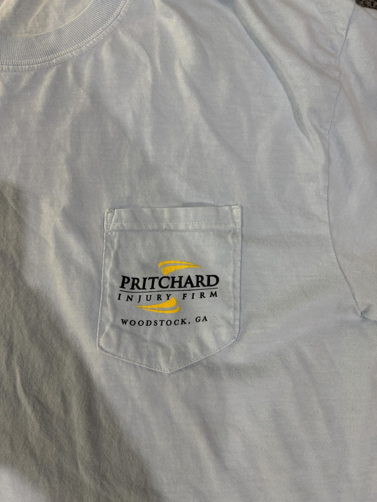 Comfort Colors Shirt Mens XL Blue Pritchard Injury Firm Graphic Train T-Shirt