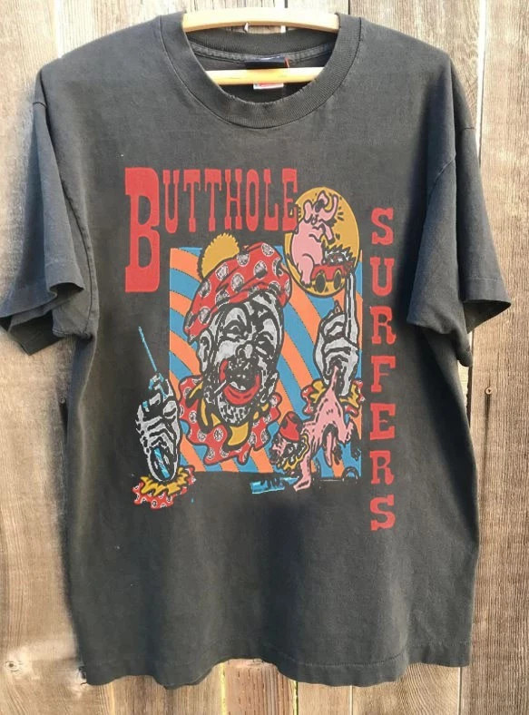 Butthole Surfers Band Classic Style Charcoal T Shirt Full Size S-5XL