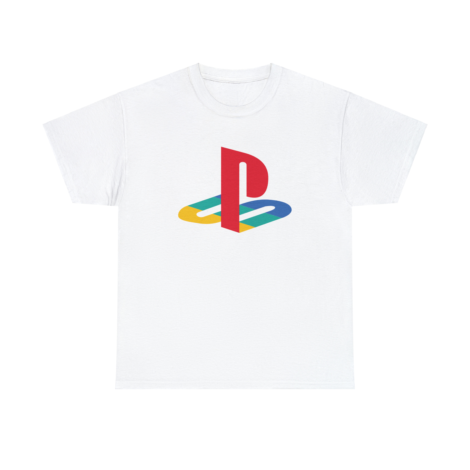Playstation Classic Logo Black White Gaming T Shirt Tee Clothing Street Fashion