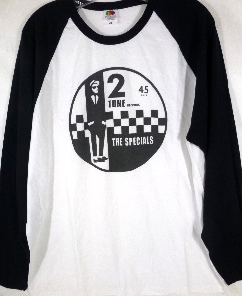 The SPECIALS-2 Tone Records-SKA-Mens Long Sleeve T-Shirt-XL Extra Large-80s