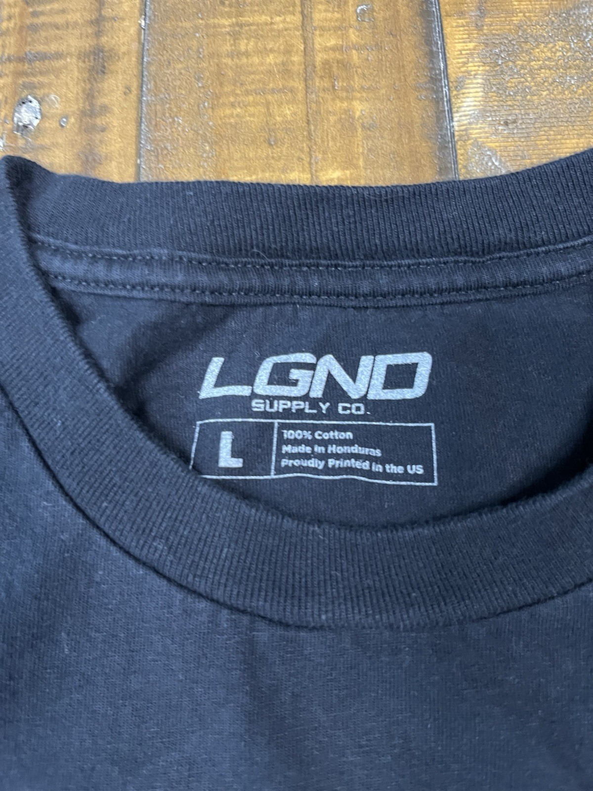 LGND Supply Co Graphic Puppet Master Logo Black T Shirt Men’s Size Large