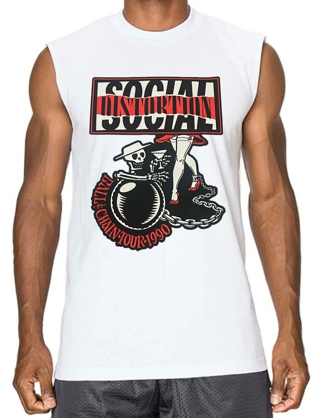 Social Distortion N Rock Group Men’s Muscle Shirt (Multiple Variations)