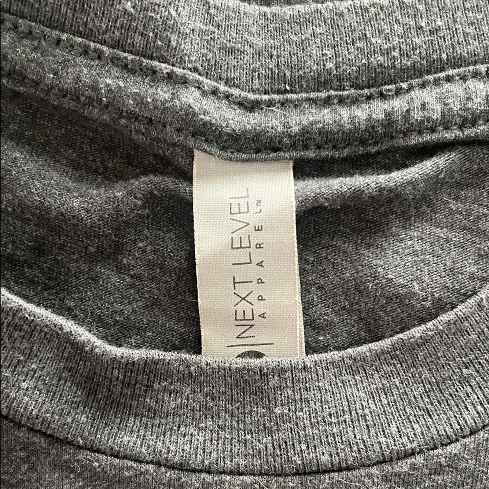 Next Level Apparel Charcoal Graphic Tee