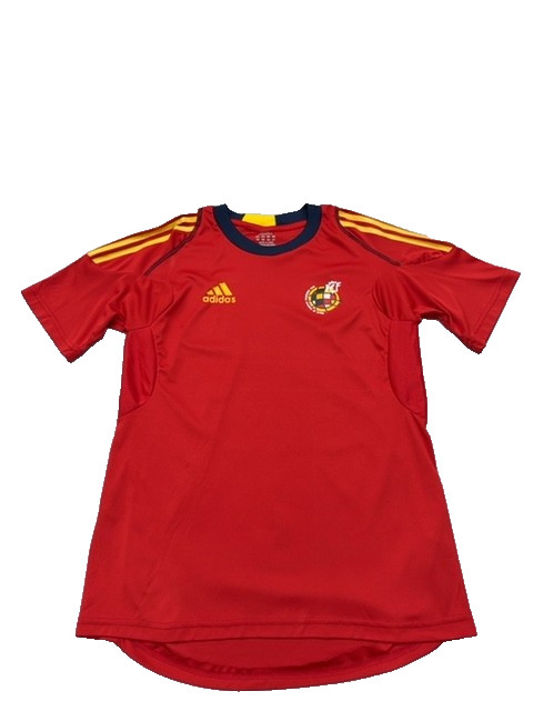 Adidas Men’s Red Soccer Jersey Climacool Short Sleeve Crew Neck