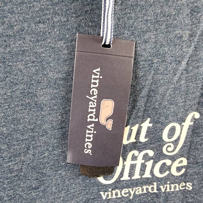 Vineyard Vines Out Of Office Dunes Graphic Tee Men’s S Key Largo Heather S/S