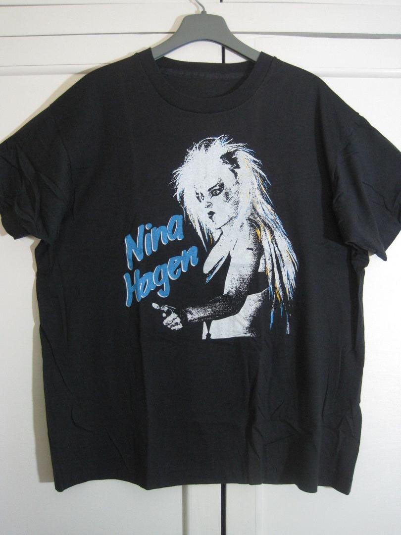 Vintage 1987 Nina Hagen Punk Wedding Rebel Tour T-Shirt SA318 FREE SHIPPING