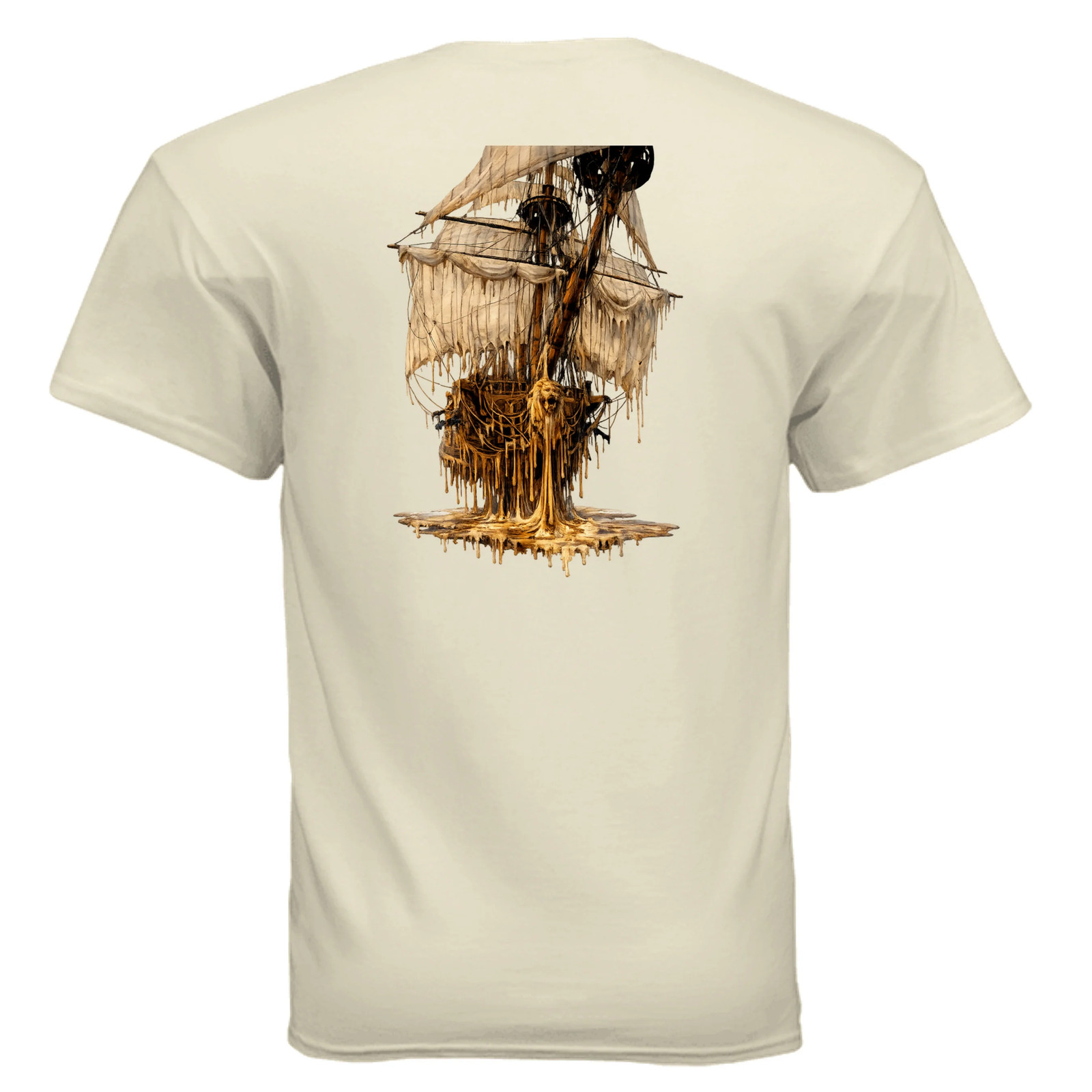 Melting Ship Graphic T-Shirt