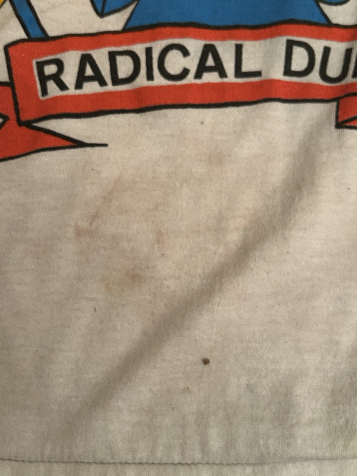Bart Simpson 1989 T-Shirt Don’t Have A Cow Man Radical Dude Large USA See Pics