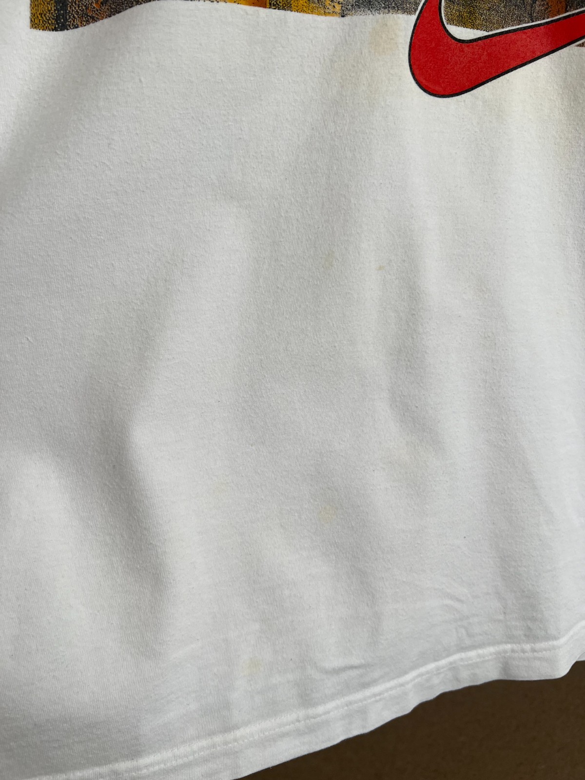 Vintage 90s Nike Davidoff Swiss Indoors Tennis White T-shirt Sz M