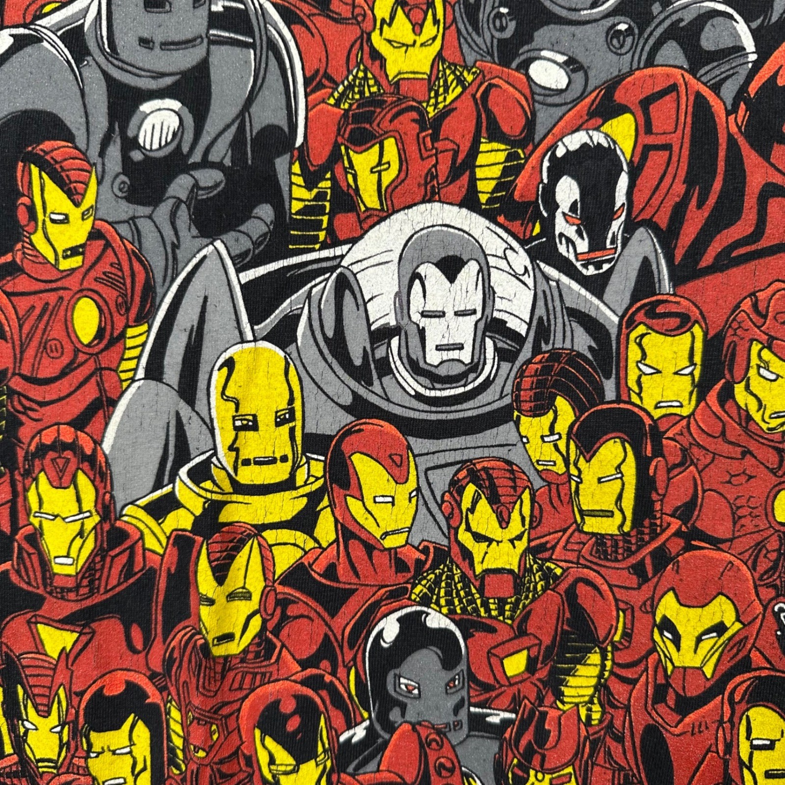 Vintage Marvel Iron Man Mad Engine Graphic T-Shirt Mens Large Comics