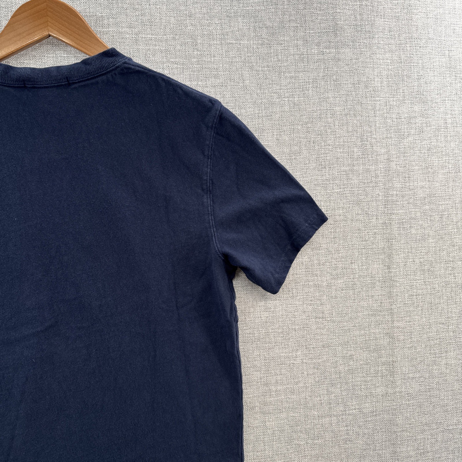 Alex Mill T Shirt Mens Small Blue Navy Pocket Short Sleeve Minimalist Adult