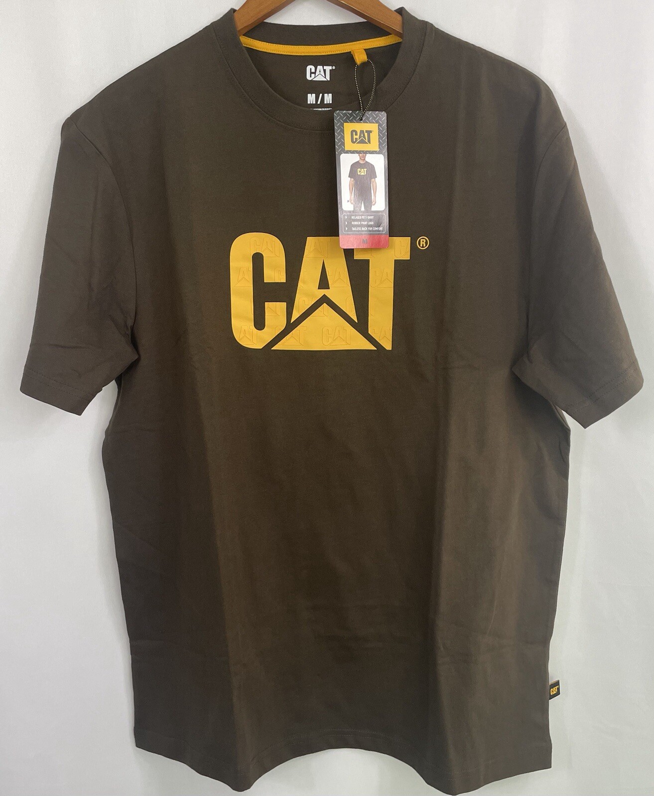 Caterpillar Relaxed Fit Short Sleeve T-Shirt Blue, Gray or Brown NWT