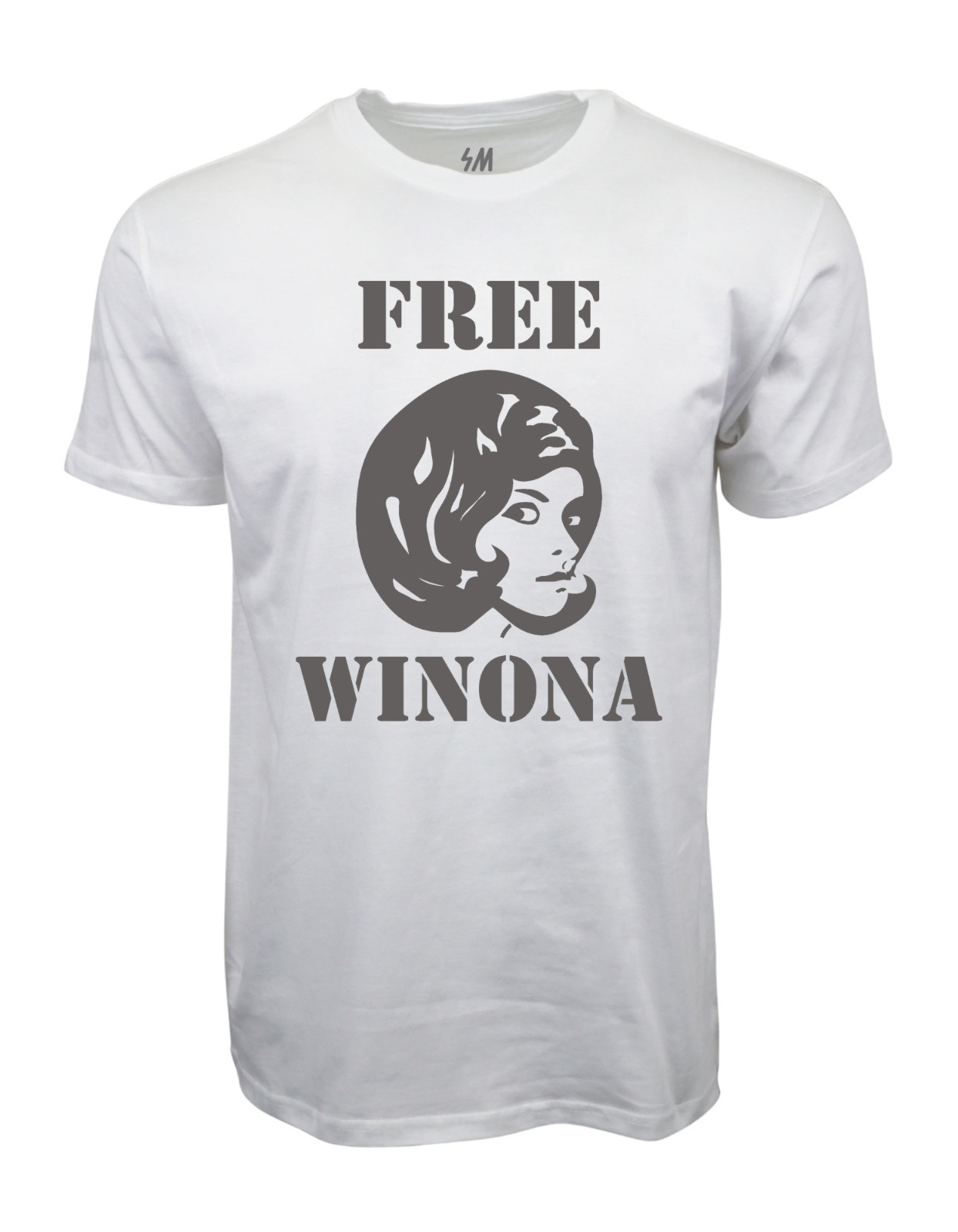 90s FREE WINONA GRAPHIC WHITE T-SHIRT