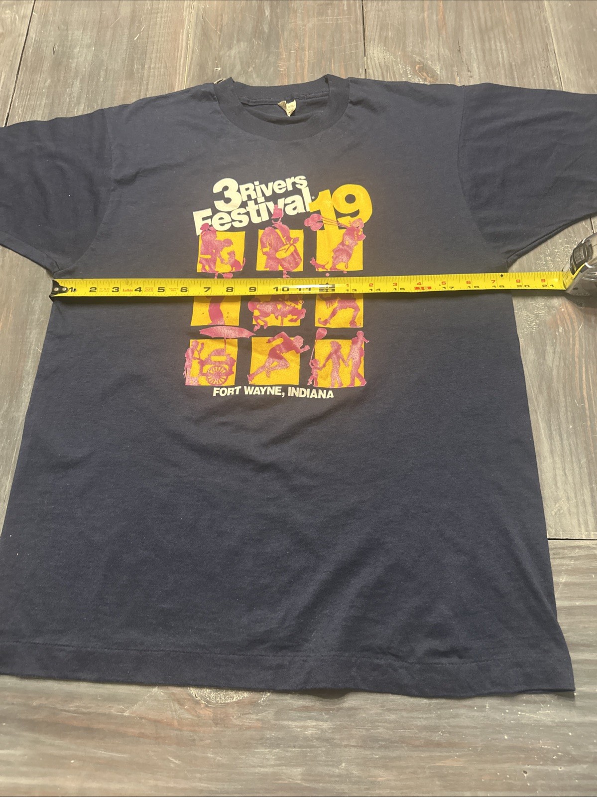 VTG 19th 3 Rivers Festival Fort Wayne IN 80’s Shirt L Single Stitch Made In USA