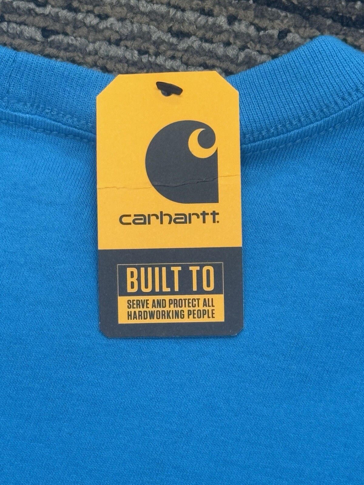 Carhartt Loose Fit Heavyweight Long-Sleeve Logo Sleeve Graphic T-Shirt TK0231-M