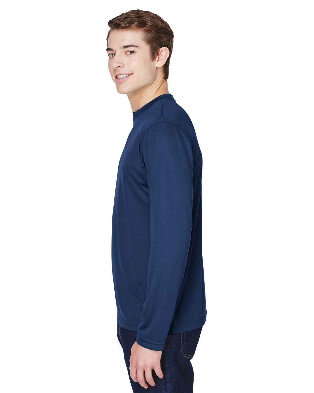 GAF Roofing 100% Polyester 3XL Tee by Team 365 T-Shirt (Back-Logo, Front-Plain)