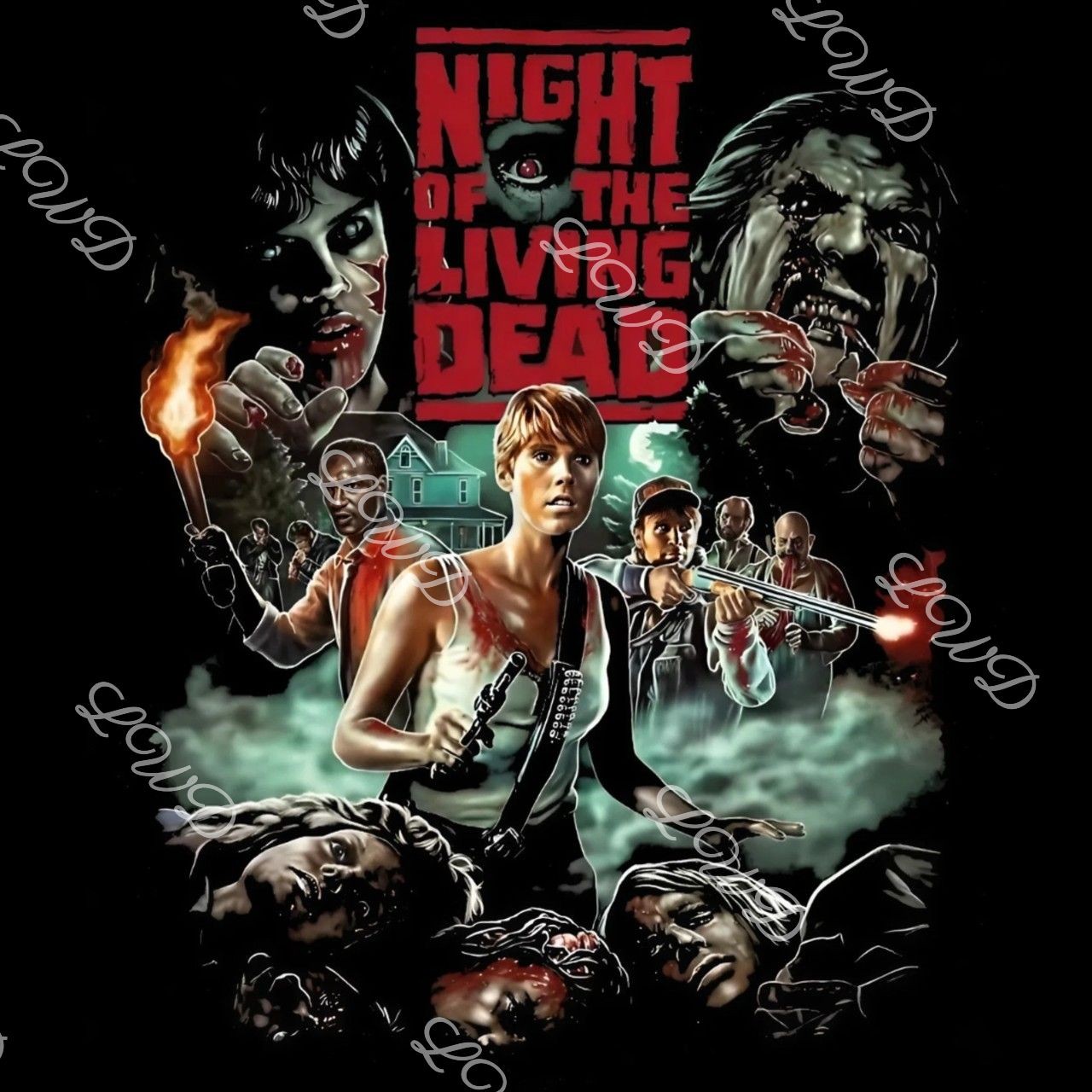 Night of the Living Dead 1990 T-Shirt | Horror Movie Poster Artwork Print Tee