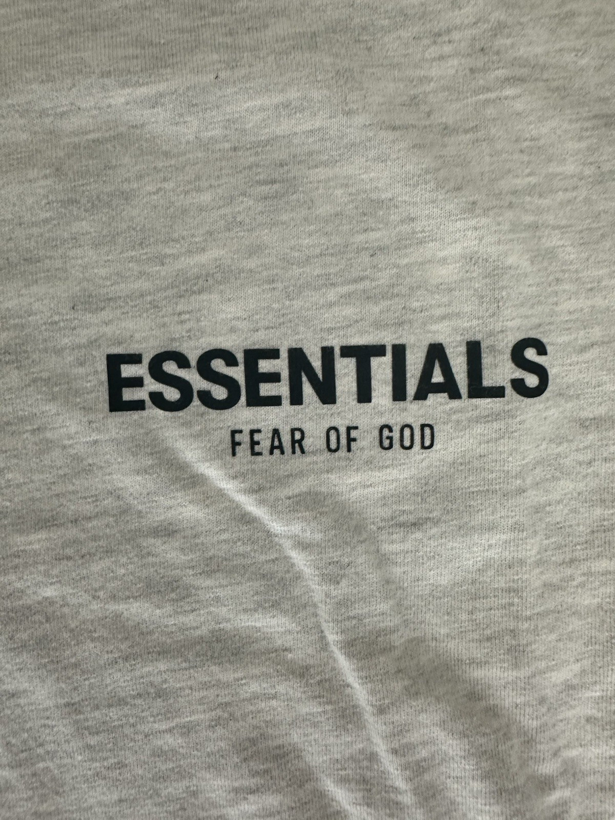 Fear of God Essentials Core Collection Light Oatmeal Short Sleeve Shirt Size M