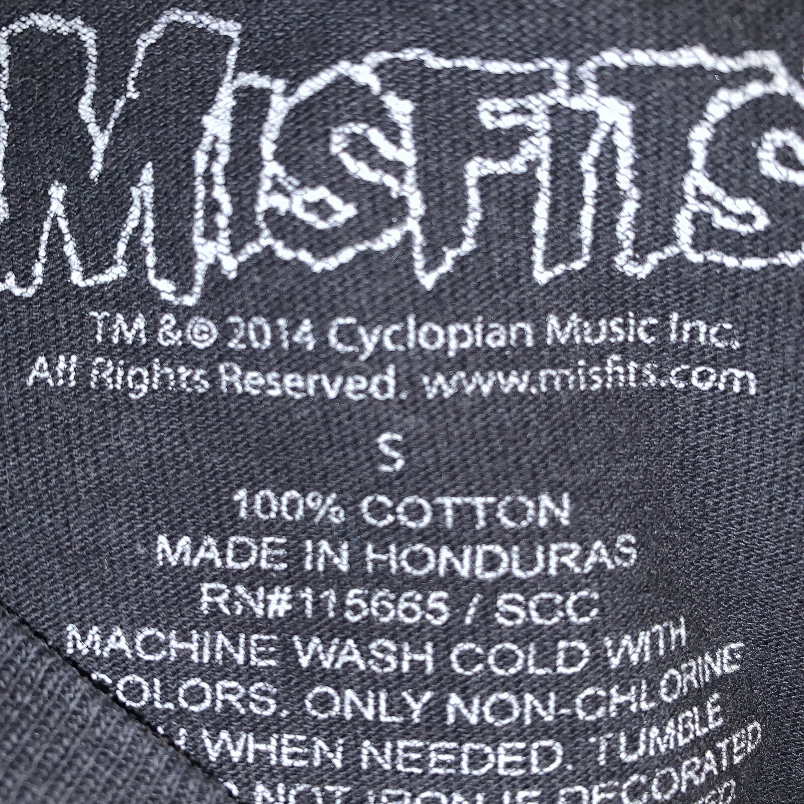 Misfits Danzig Fiend Skull American Flag Samhain Band T Shirt Small Big Print