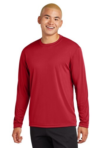 Large – Sport-Tek Long Sleeve PosiCharge Competitor Tee ST350LS – True Red