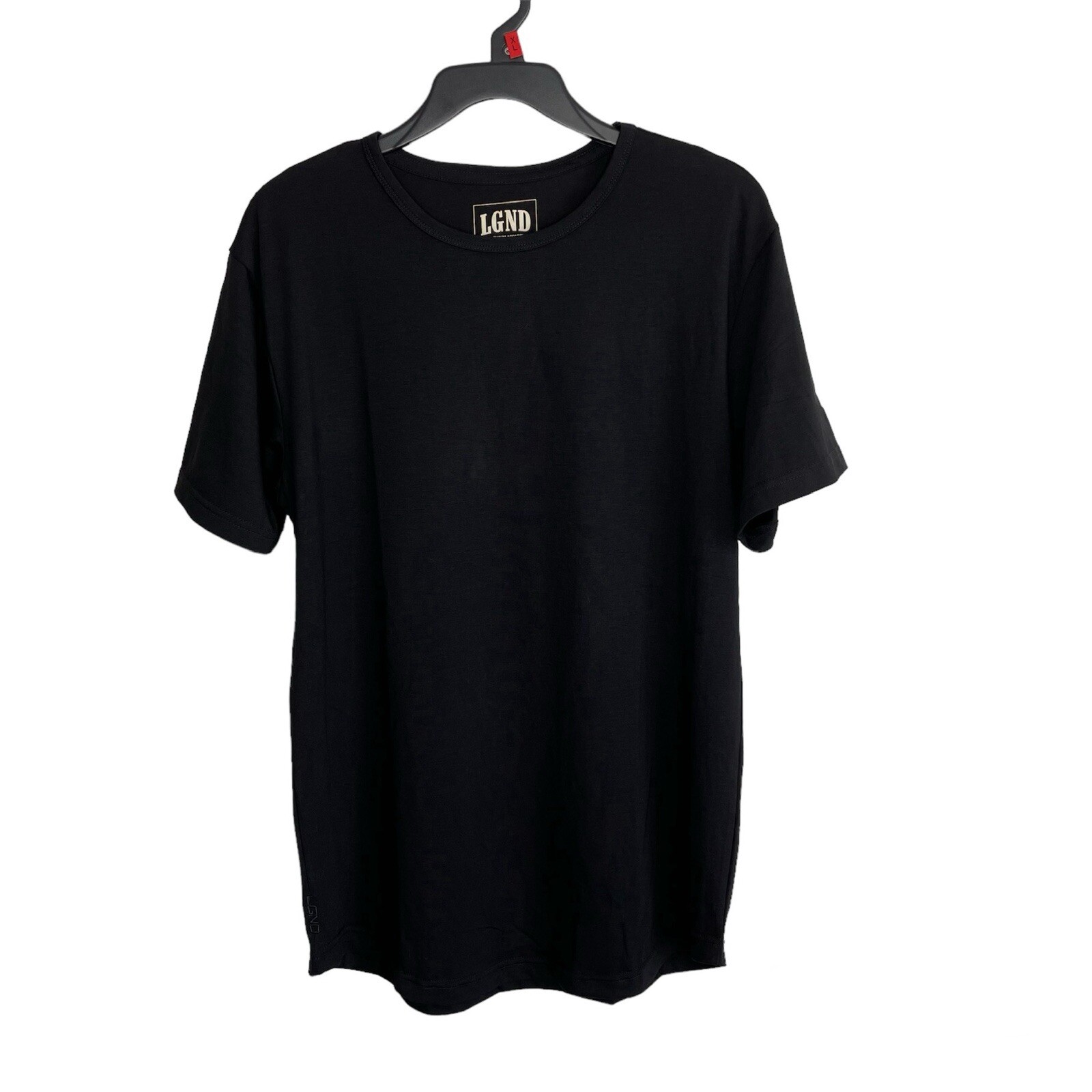 NWOT LGND Supply Co Premium Apparel Solid Black Crewneck Short Sleeve T-Shirt