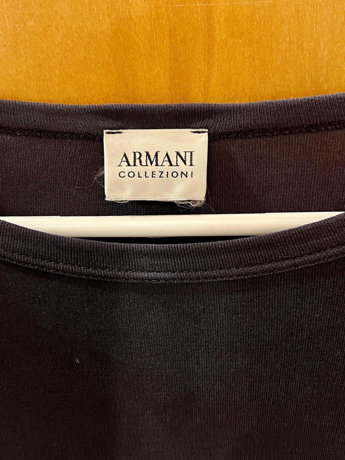 Lot of Three (3) ARMANI EXCHANGE COLLEZIONI T-Shirts Cotton, Nylon Black Armani