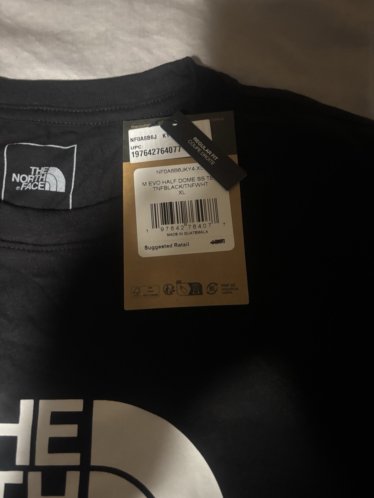 The North Face Men’s Short Sleeve Half Dome Tee T-Shirt TNF Black Xl