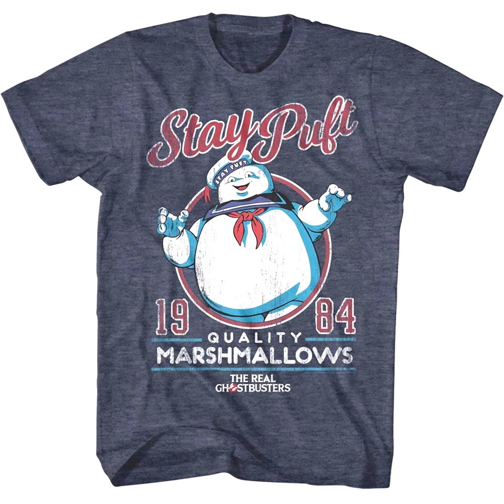 Ghostbusters Stay Puft Marshmallow Man 1984 Men’s T Shirt Ghost Cartoon TV Show