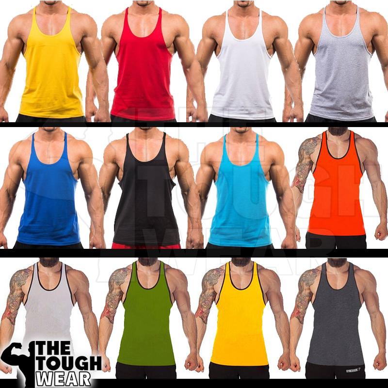 Gym Stringer – Men’s Bodybuilding and Fitness Tank Top – Stringer Sports