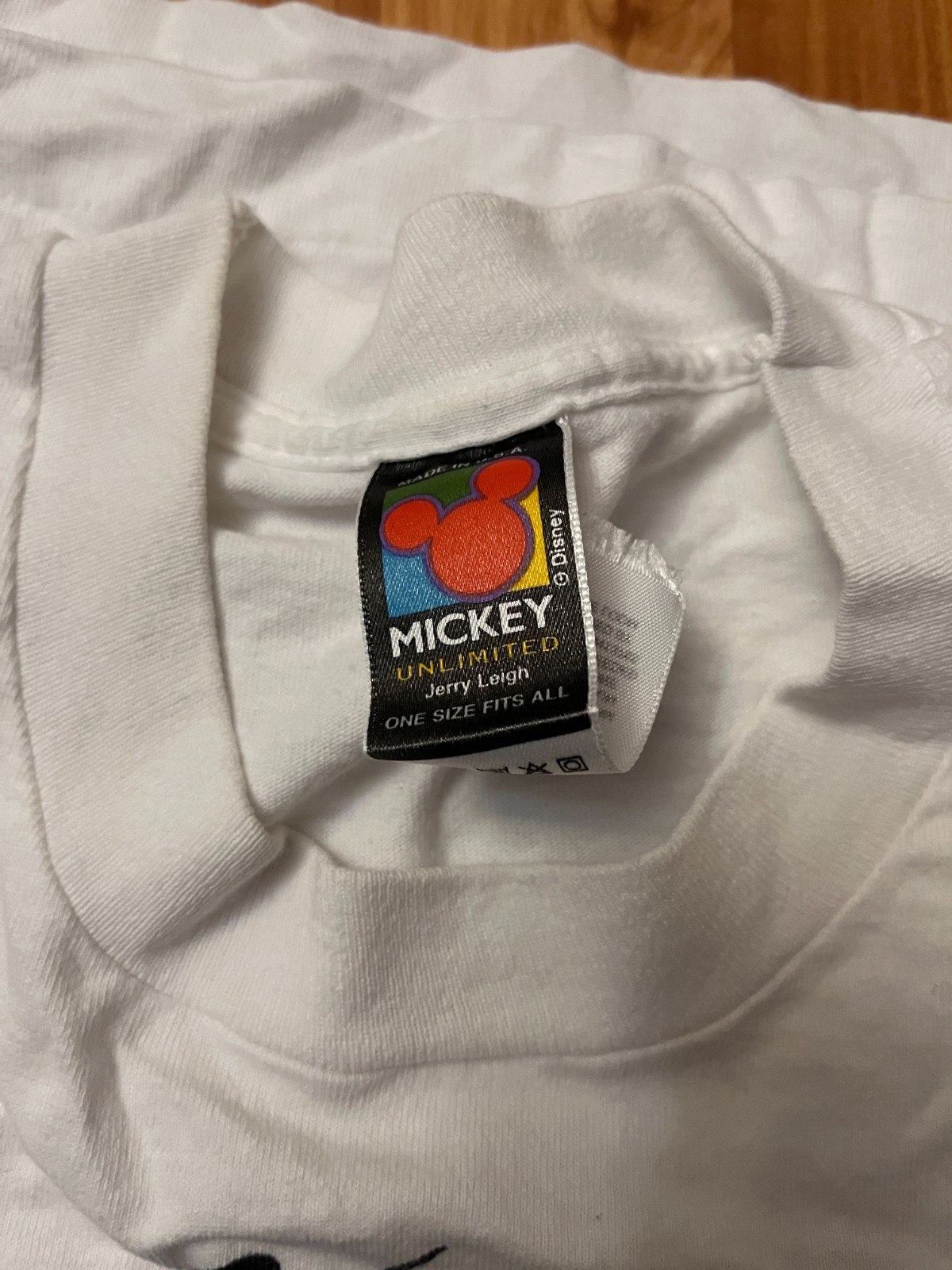 VTG Mickey Unlimited Goofy Donald Duck Hip Hop Men Jerry Leigh Disney Shirt