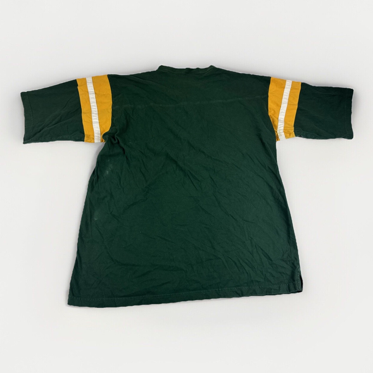 Lee Sport Green Bay Packers Shirt Sz XL V-Neck Short Sleeve Embroidered Y2K READ
