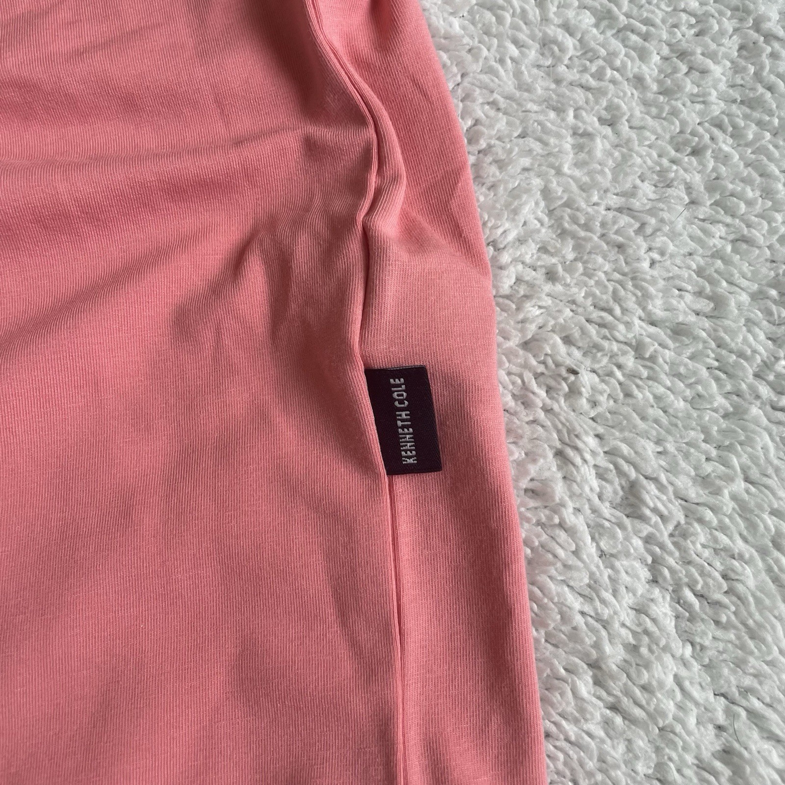 Kenneth Cole Graphic Tee shirt Men’s medium Raised Logo Color Lantana | NEW
