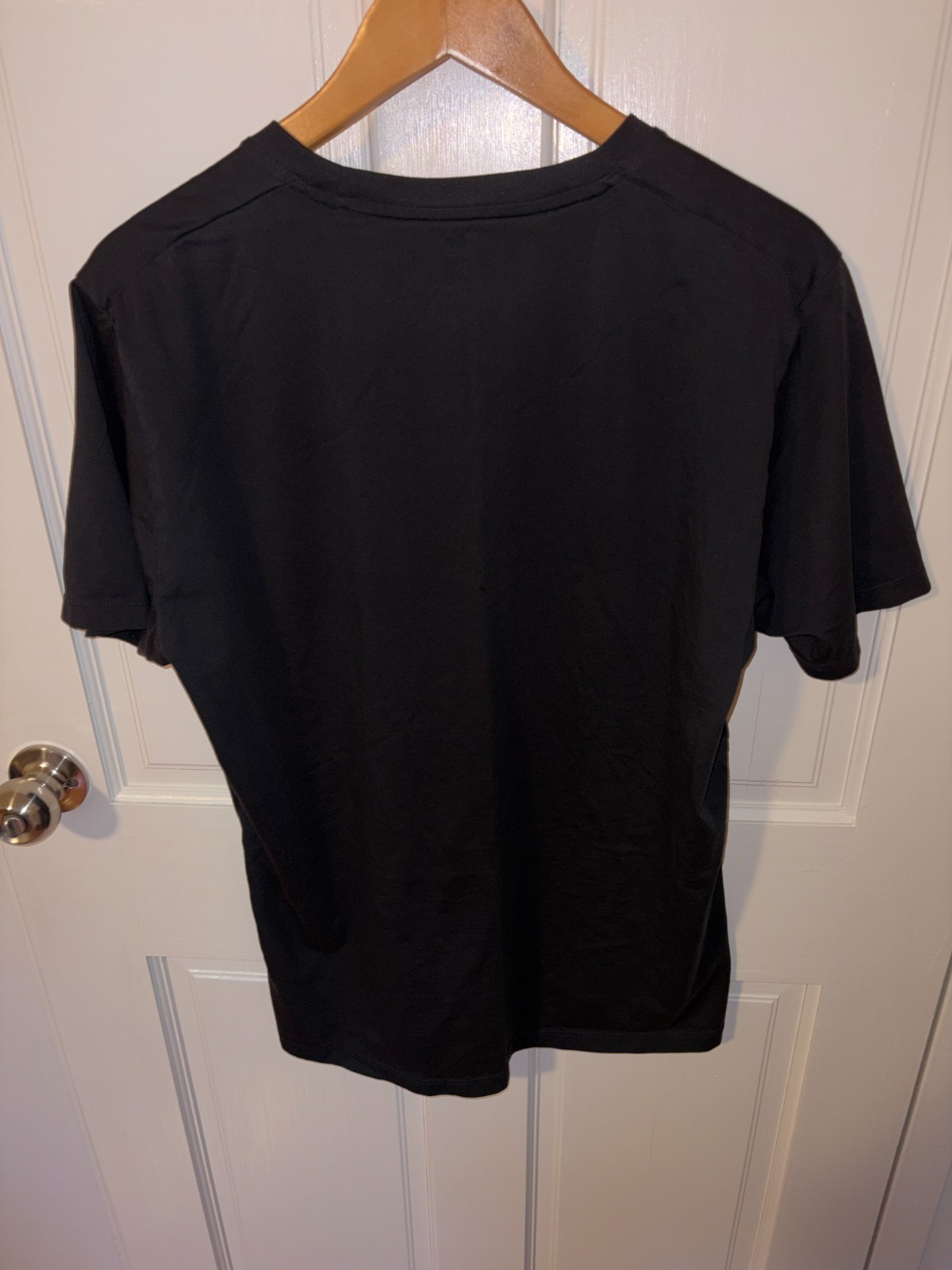 Uniqlo Mens Size Large Black Supima Cotton Crew Neck T-Shirt
