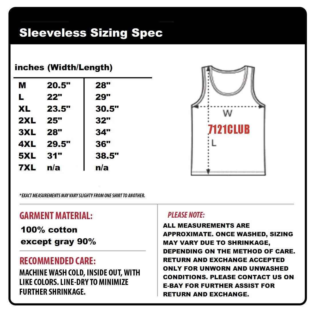 PRO CLUB MEN’S TANK TOP HEAVYWEIGHT SLEEVELESS T SHIRTS PROCLUB MUSCLE TEE M-5XL