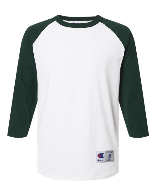 Champion Unisex Raglan Sleeve Baseball T-Shirt – T137