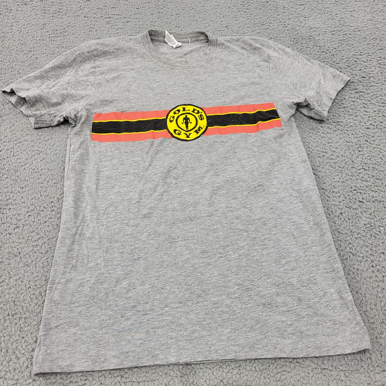 Gold’s Gym Shirt Mens Small Gray Heather Graphic