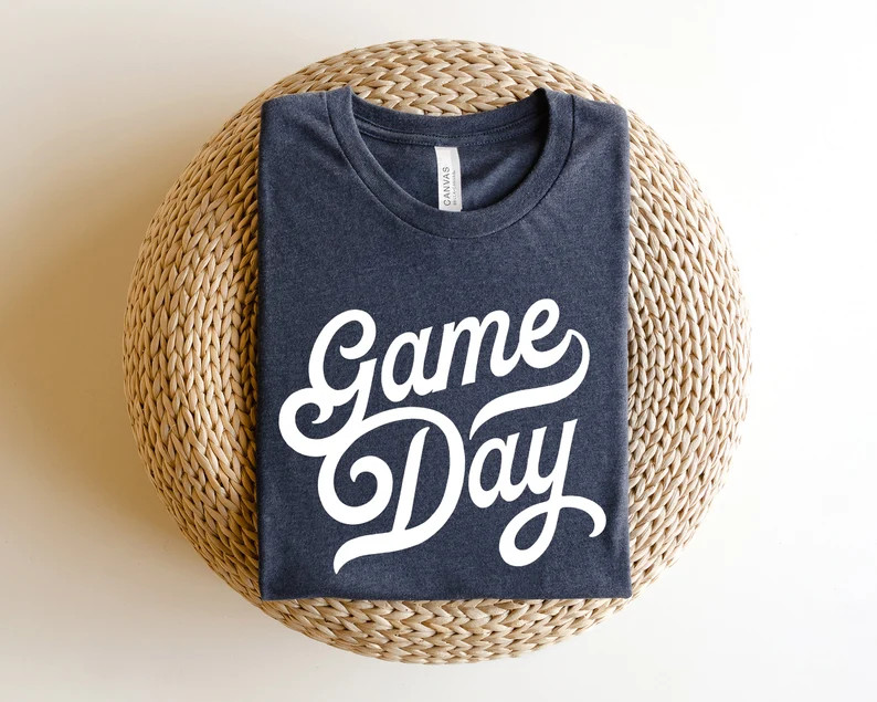 Game Day Comfort Tee Shirt Fan Apparel Soft Relaxed Fit