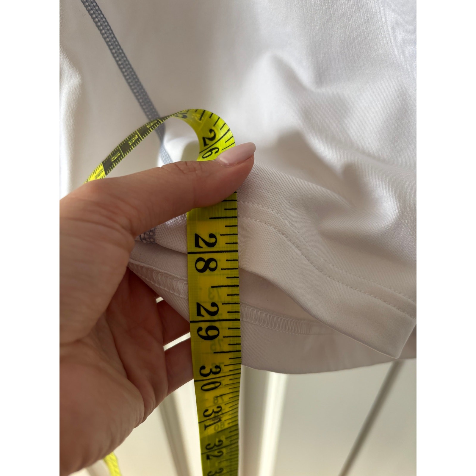 Under Armour White ColdGear Fitted Long Sleeve Top LG