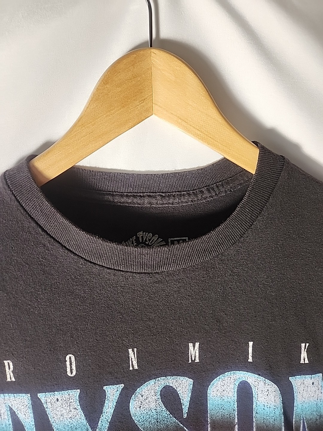 Iron Mike Tyson Graphic T-Shirt Mens Size M Black Retro Boxing Tee 90s Style