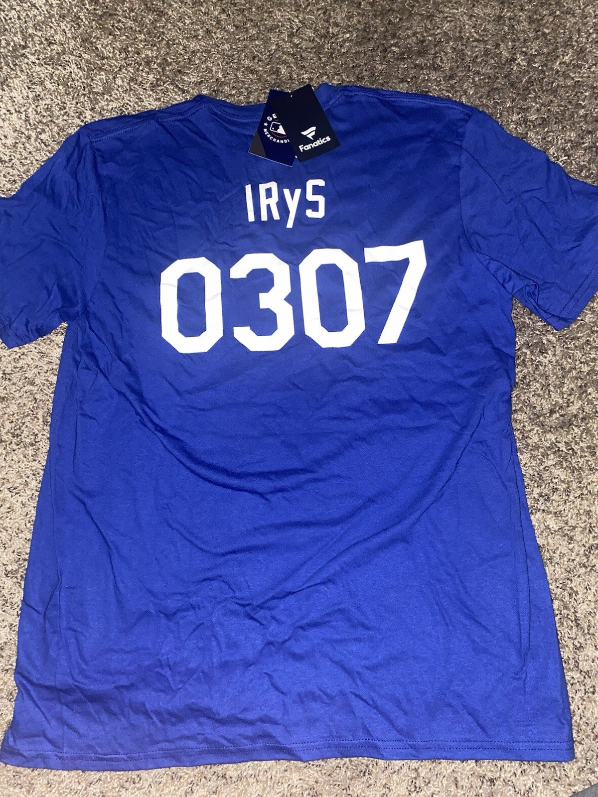2025 LA Dodgers x Hololive Irys Large T-Shirt