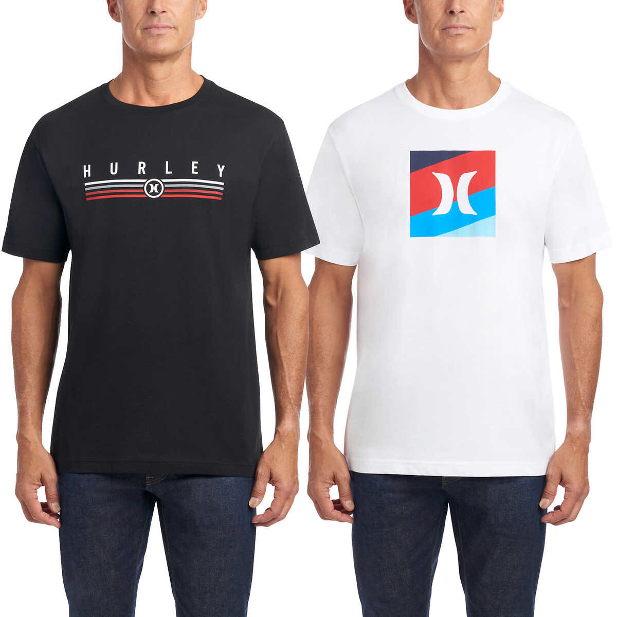 Hurley Men’s Graphic Tee, 1 or 2-Pack