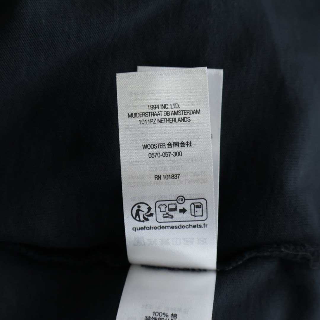 SUPREME 25aw King Tut S Top Black Tat Rhinestone Embellished Short Sleeve Used d